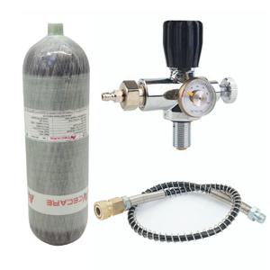 Acecare 4500Psi 300Bar 6.8L 탄소 섬유 실린더 고압 공기 탱크 HPA 충전 스테이션 조절 밸브 스쿠버 다이빙 M18*1.5