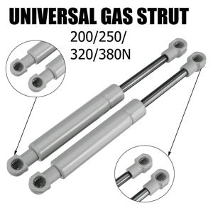 2pcs 200/250/320/380N 195mm 8mm 자동차 가스 스트럿 바 RV 침대 창 버스 캐러밴 용 가스 스프링 후드 지원 막대 충격 리프트