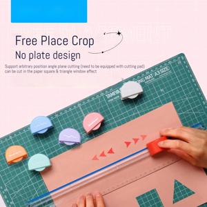 KW-TRIO 다기능 7 in 1 제지기 멀티 블레이드 조합 휴대용 절단 도구 크리 에이 티브 DIY 일기 편지지