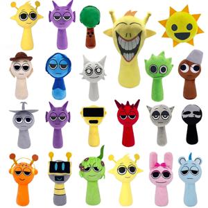 재고 있음 Sprunki 봉제 인형 게임 장난감 만화 귀여운 부드러운 인형 Incredibox 베개 장난감 어린이 생일 크리스마스 선물