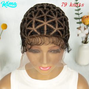 땋은 가발을위한 전체 레이스 땋은 가발 모자 Knotless Box Braid Making Crochet Braids Cap Wig with Baby Hair for Black Women