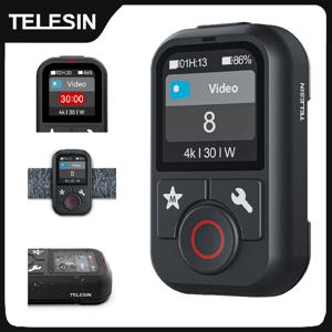 TELESIN 방수 블루투스 원격 제어 GoPro Hero 13 12 11 10 9 8 Max 액션 카메라 액세서리 용 손목 스트랩 포함