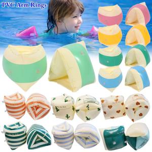 2pcs PVC 풍선 팔 반지 여름 수영 팔 플로터 어린이 풀 플로트 슬리브 풍선 풀 부표 완장 풀 액세서리