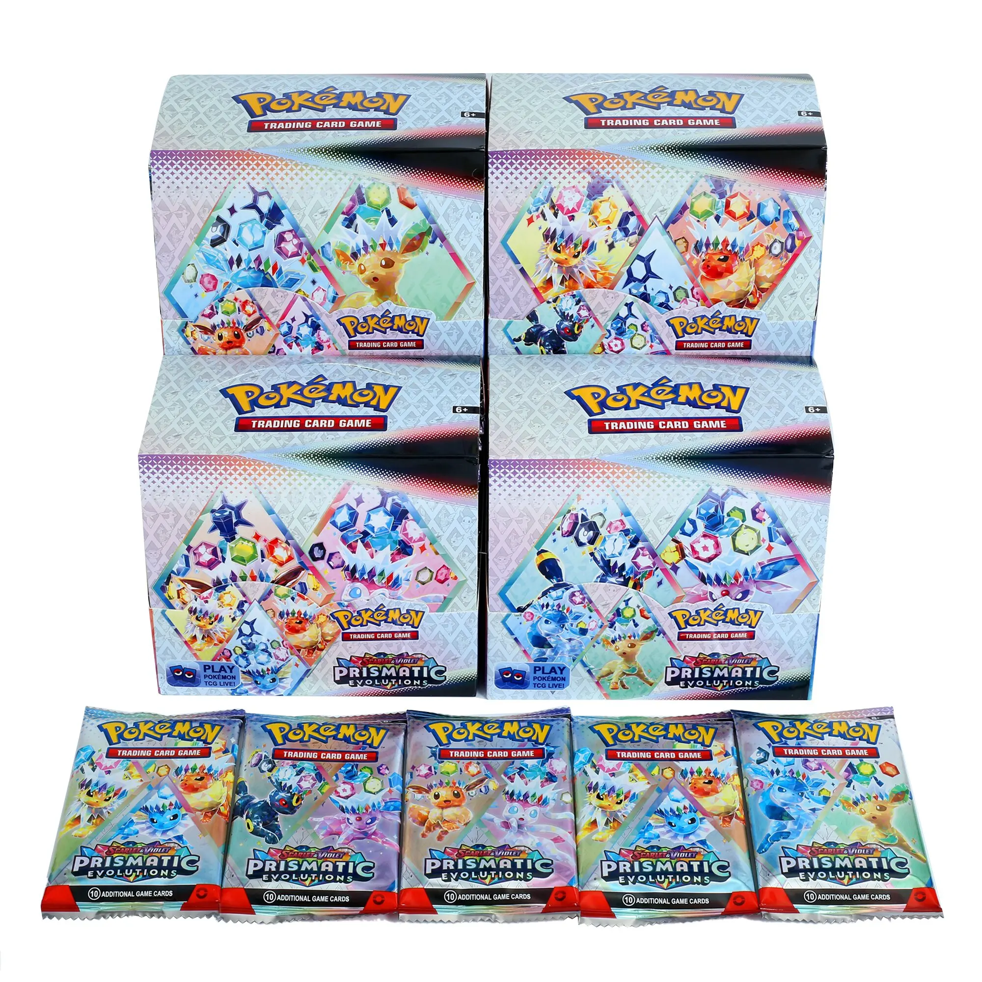 360 Pcs 포켓몬 카드 프리즘 진화 흑요석 불꽃 PALDEAN FATES Surging Sparks 영어 부스터 배틀 트랜잭션 카드