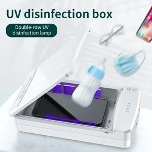 360 °   루프 UV 소독 상자 다기능 아기 수유기구 UV 살균 휴대용 USB 전화 안경 네일 도구