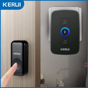 KERUI M525 무선 초인종 방수 야외 스마트 홈 도어 벨 차임 키트 LED 플래시 보안 알람 환영 하우스 멜로디