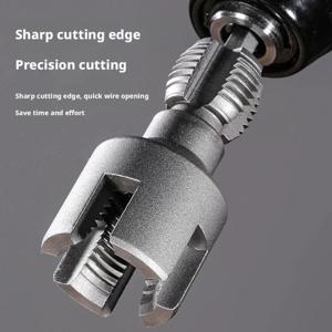 DN15 DN20 파이프 스레딩 도구 육각 섕크 다이 내부 외부 스레드 1/2 & 3/4 수도관 PPR PVC MPP 망간강 분리 가능