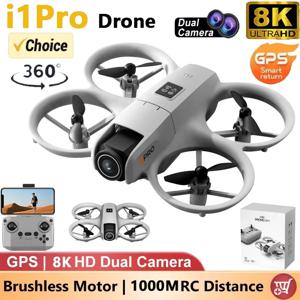 I1PRO 미니 드론 전문 8K HD 카메라 5G WIFI 브러시리스 FPV 흐름 스크린 원격 제어 회피 공중 UAV 장난감 선물