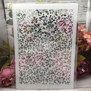 DIY 레이어링 스텐실, 나뭇잎 질감, 벽화, 컬러링 엠보싱, 앨범 장식 템플릿, 스크랩북, A4, 29cm