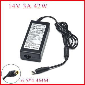 14V 3A 42W 6.5*4.4MM A4514-DSM AC/DC 어댑터 삼성 U28E590D UE22F5400 T24C350LT LED 모니터 전원 공급 장치 100% 새로운 브랜드