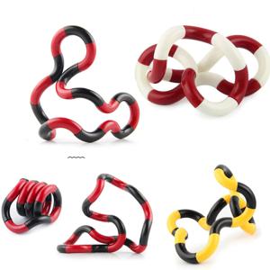 Antistress Fidget Toys Tangele 트위스트 스트레스 장난감 성인 감압 스트레스 불안을위한 어린이 변형 로프