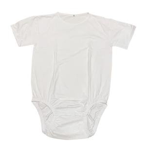 클래식 솔리드 성인 베이비 바디수트 시시 스냅 가랑이 잠옷 ABDL 기저귀 Onesie