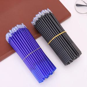 20Pcs 지울 수있는 펜 리필 매직 젤 펜 막대 빨 수있는 손잡이 0.5mm 블루 블랙 잉크 사무실 학교 용품 편지지