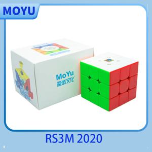 [JudyCube] Moyu RS3M 2020 3x3x3 마그네틱 매직 큐브 - 전문 자기 부상 퍼즐 장난감 2021 업데이트 버전 Cubo Magico RS3M UV