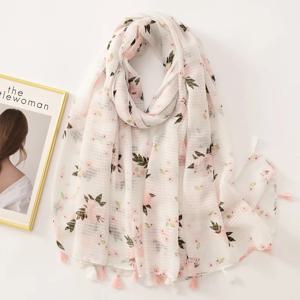 럭셔리 브랜드 코튼 스카프 여성 대형 Shawls 디자인 Hijab Echarpe 인쇄 술 스카프 레이디 비치 스톨 머플러 Foulard Pareo