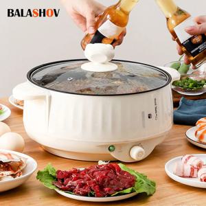 1.7L 멀티 쿠커 싱글/더블 레이어 전기 냄비 1-2 명 가정용 붙지 않는 팬 냄비 밥솥 조리기구