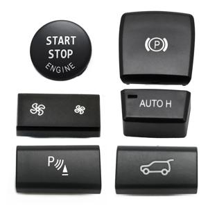 자동차 대시 보드 Ac 환기 버튼 자동 점화 주차 스위치 트렁크 잠금 해제 푸시 버튼 BMW X5 E70 X6 E71 E72