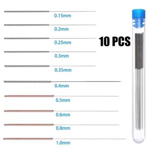 깍지 청소 바늘, 내부 잔류 필라멘트 청소용 고탄성 MK8 노즐, 0.15-1.0mm, 1 세트 바늘빼기 주사기 바늘 하수구 체인노줄 공업용 주사바늘 주사기바늘 바늘빼기 공업용 주사바늘 주사기 바늘 하수구 체인노줄 공업용주사바늘 세척노즐청소