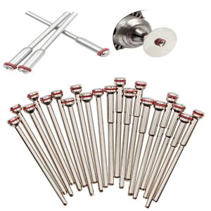 10Pcs Dremel 액세서리 3mm 소형 클램핑 연결 레버 연마 휠 맨드릴 로터리 용 커팅 휠 홀더