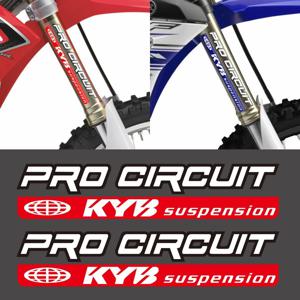반사 KYB 레이싱 서스펜션 충격 오토바이 액세서리 데칼 스티커 Kawasaki Z900 MT07 Tmax Suzuki Benelli KTM Honda