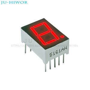 10pcs 0.56 인치 10 핀 5161AS 5161BS 1 비트 자리 7 세그먼트 빨간색 LED 디지털 디스플레이 Digitron 일반 양극 음극 C-C C-A