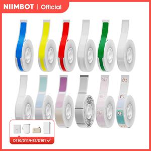 Niimbot 방수 안티 오일 인쇄 라벨 용지 D11 D110 D101 H1S 미니 열 라벨 프린터 용 스크래치 방지 테이프 스티커