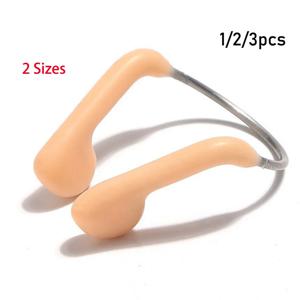 내구성 미끄럼 방지 소프트 실리콘 스킨 컬러 코 클립, 조절 가능한 스틸 와이어 코 클립, 수영 장비, 수상 스포츠 액세서리