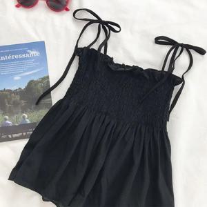 섹시한 탱크 탑 보우 홀터 크롭 탑 여성 여름 폴드 Camis Backless Camisole 캐주얼 붕대 티 여성 민소매 자른 조끼