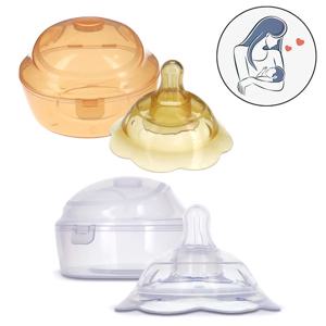 1pcs 실리콘 젖꼭지 보호기 수유 어머니 젖꼭지 보호 커버 모유 수유 어머니 우유 휴대용 젖꼭지 방지 오버플로