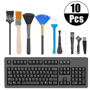 10 in 1 범용 휴대용 청소 브러시 ​​PC 노트북 컴퓨터 키보드 휴대 전화 카메라 브러시 청소 키트 먼지 제거제