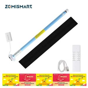Zemismart Zigbee 롤러 쉐이드 블라인드 모터 17mm 25mm 28mm 튜브 충전식 커튼 엔진 Tuya Alexa Google 홈으로 작동