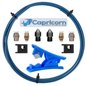 Creality 3D Capricorn Bowden PTFE 튜브 XS 시리즈 블루 1M 튜브 퀵 피팅 1Pcs 공압 피팅 푸시 1.75mm 필라멘트