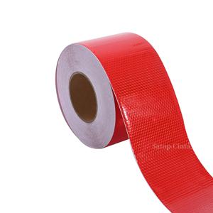 10CM 하이 라이트 PVC 반사 안전 경고 테이프 도로 교통 건설 현장 자체 접착 반사판 가이드 표지판 스티커 1M