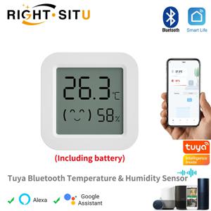 Tuya 온도 습도 센서 미니 LCD 디지털 디스플레이 Bluetooth APP 원격 제어 온도계 습도계와 호환 가능