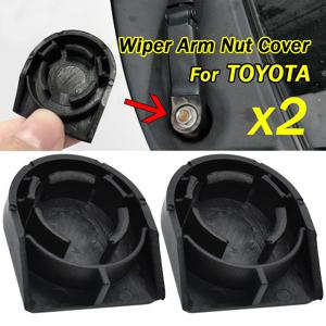 2개 8529213010   Toyota Corolla E150 E160 Verso Yaris Auris 자동차 액세서리 용 앞 유리 와이퍼 암 너트 캡 볼트 커버