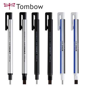Tombow 모노 제로 지우개 기계식 고무 리필 형 펜 프레스 유형 스케치 드로잉 수정 어린이 지우개 미술 용품