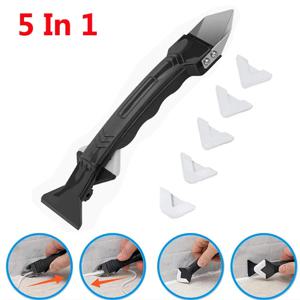 5 in1 실리콘 리무버 실란트 부드러운 스크레이퍼 코킹 피니셔 그라우트 키트 도구 바닥 금형 제거 핸드 툴 세트 액세서리