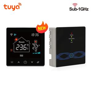 Tuya 스마트 홈 Wifi 온도 조절기 무선 433Mhz 가스 보일러 물 난방 온도 컨트롤러 Alexa Google 홈 스마트 라이프