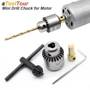전기 드릴 그라인딩 미니 척 키 JT0 0.3-4mm 3.17mm 샤프트 3 조 어댑터 키트 모터 용 맨드릴 카트리지