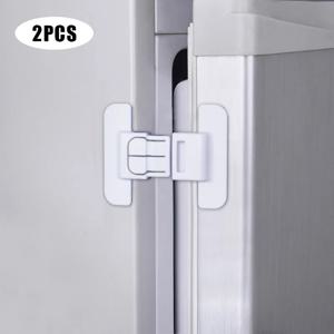 2 개/몫 아기 안전 캐비닛 잠금 아기 어린이를위한 서랍 도어 잠금 장치 유아 방지 핀치 손 보안 보호 안전 버클