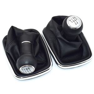 폭스 바겐 폭스 바겐 골프 4 IV MK4 GTI R32 Bora Jetta 5 스피드 블랙 프레임 기어 시프트 노브 레버 게이 터 부츠 1999-2004 23mm