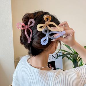 AISHG 크랩 헤어 클립 여성용 상어 젤리 클리어 클로 클립 가위 모양 클램프 자용 머리핀 소녀 헤어 액세서리