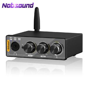 Nobsound Q4 미니 디지털-아날로그 변환기 Bluetooth 수신기 S/PDIF USB 게임용 DAC COAX / OPT 헤드폰 앰프 24Bit/192K