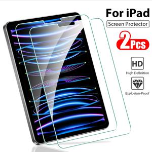 Ipad Pro 13 M4 2025 12.9 Air 11 5 4 3 2 M3 M2 화면 보호기 A16 10 9 9th 10th Generacion Mini A17 7 6 필름 용 강화 유리