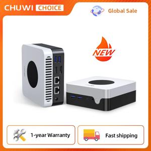 CHUWI LarkBox X 미니 PC 12GB RAM 512GB SSD Intel N100 게임 PC UHD 그래픽 12세대 Intel 프로세서 WiFi 6 데스크탑 컴퓨터