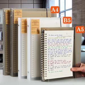 교체 가능한 리필 루스 리프 노트 A4 A5 B5 바인더 플래너 6 가지 스타일 사용 가능 사무실 학교 용품 문구 액세서리