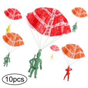 1-10pcs 어린이 손 던지기 낙하산 장난감 야외 스포츠 손 던지기 에어 드롭 게임 부모-자식 대화 형 교육 장난감