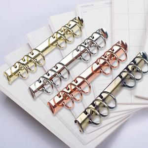 30mm A5A6A7 노트북 6 홀 바인더 클립 바인딩 교체 클립 금속 링 액세서리 루스 리프 예산 바인더 바인딩 링