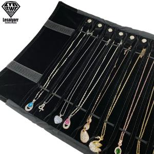 휴대용 벨벳 여행 쥬얼리 케이스 롤 가방 정리함, 목걸이 체인 팔찌 주얼리 디스플레이 홀더, 여행 케이스 가방