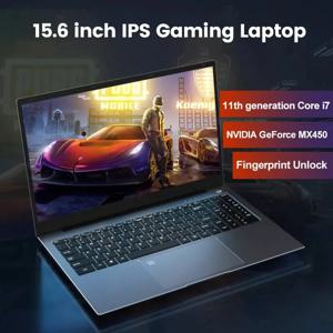 12세대 i7 i5 15.6인치 IPS 게이밍 노트북 i9 10880H i7 1260P NVIDIA MX550 2G NVMe Windows 11/10 지문 인식 울트라북 노트북